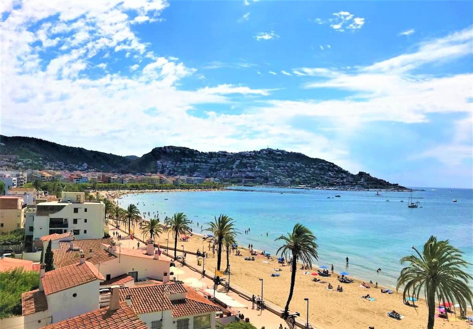 Apartamento En Roses A 2 Min De La Playa Con Vistas Al Mar Av-18 Girona Exterior photo