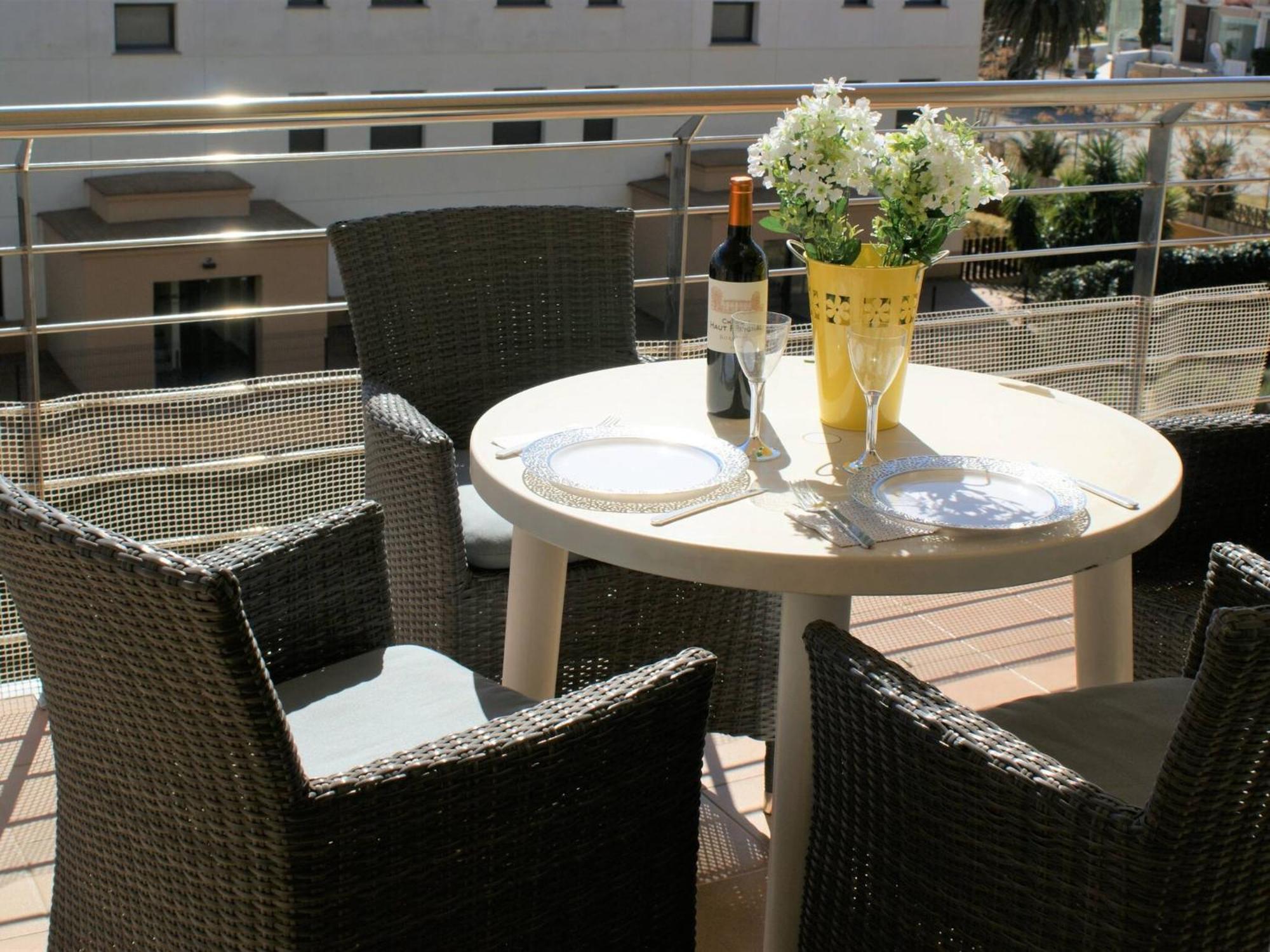 Apartamento En Roses A 2 Min De La Playa Con Vistas Al Mar Av-18 Girona Exterior photo