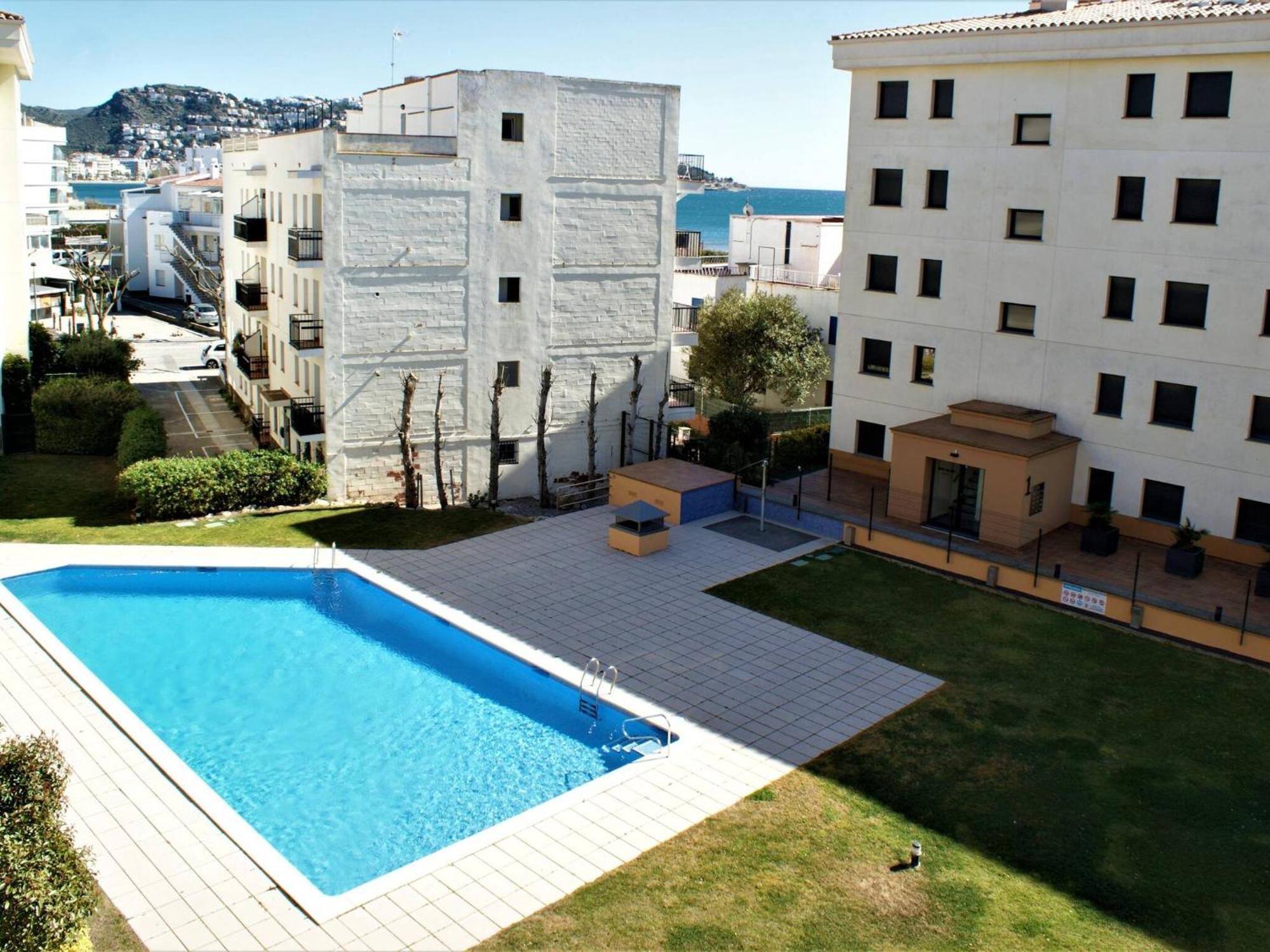 Apartamento En Roses A 2 Min De La Playa Con Vistas Al Mar Av-18 Girona Exterior photo